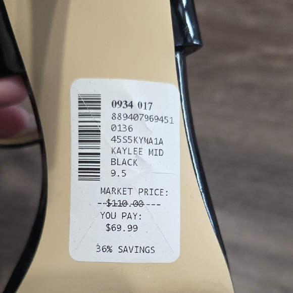 Michael Kors Glossy Black Heels - Picture 5 of 6